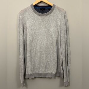 Ted Baker Light Gray Crewneck Sweater Size XL 5